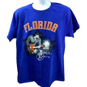 Garth Brooks University Of Florida Gators Mens Large T-Shirt Blue Stadium Tour